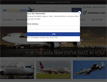 Tablet Screenshot of jetcollector.com